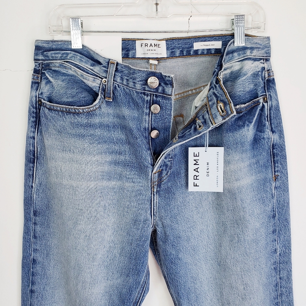 NWT Frame Le Pegged High Rise Straight 29 - Picture 14 of 16